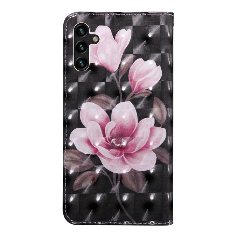 Flip Cover Samsung Galaxy A13 5G Blomsterblomster