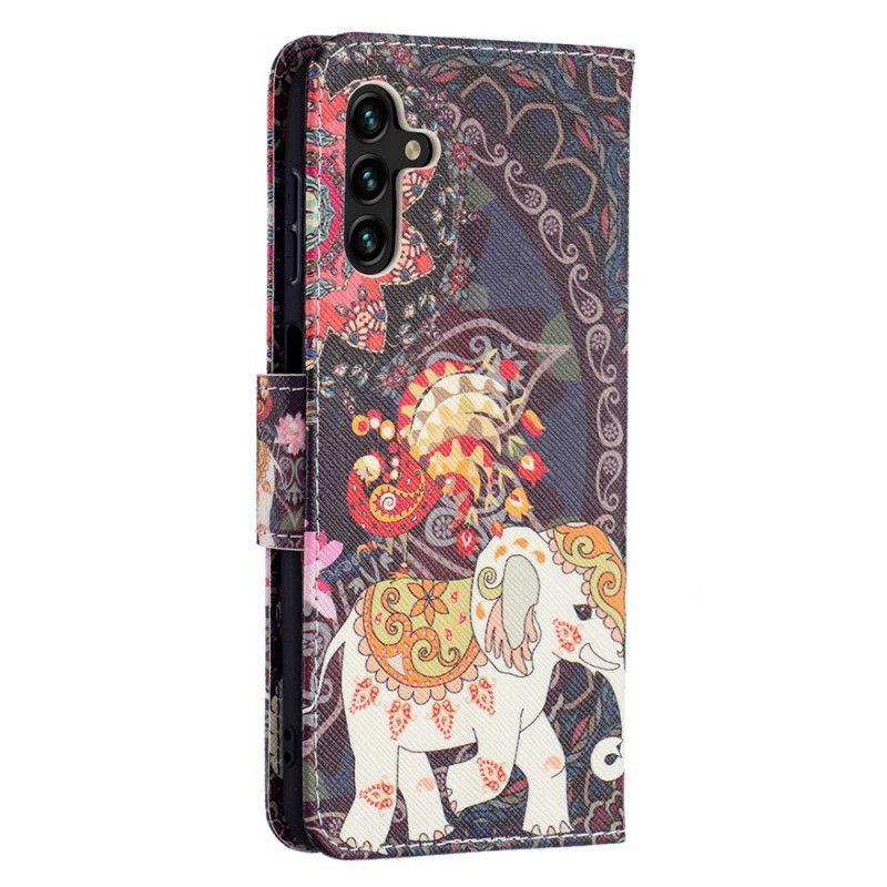 Flip Cover Samsung Galaxy A13 5G Indisk Elefant