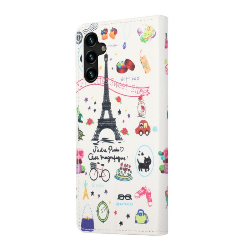 Flip Cover Samsung Galaxy A13 5G Jeg Elsker Paris