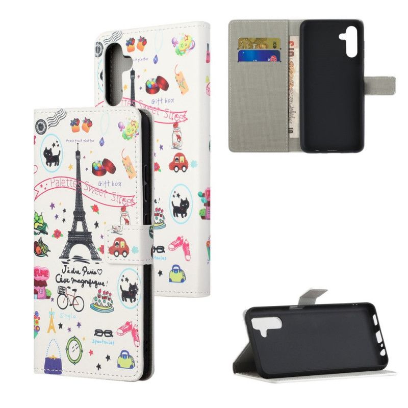 Flip Cover Samsung Galaxy A13 5G Jeg Elsker Paris