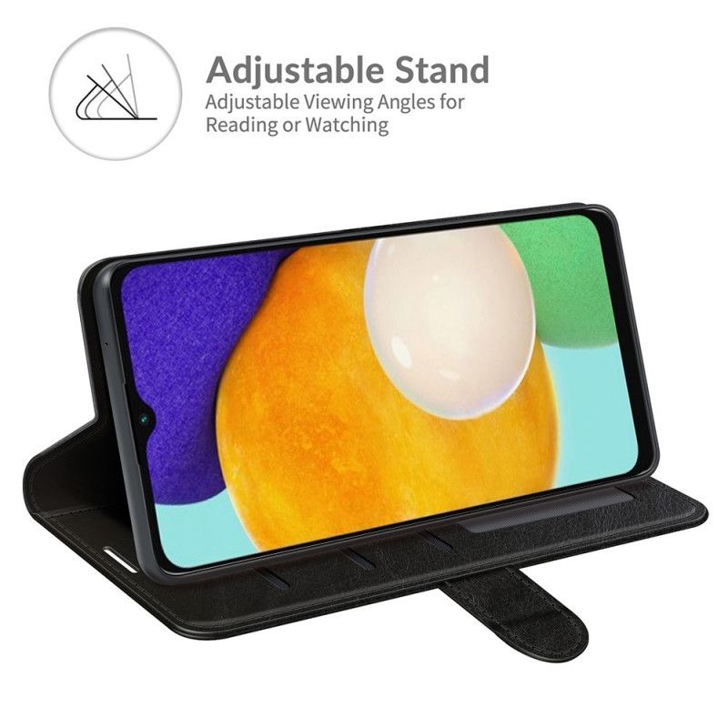 Flip Cover Samsung Galaxy A13 5G Klassisk Lædereffekt