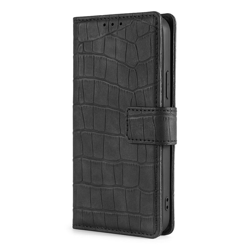 Flip Cover Samsung Galaxy A13 5G Krokodillehudeffekt