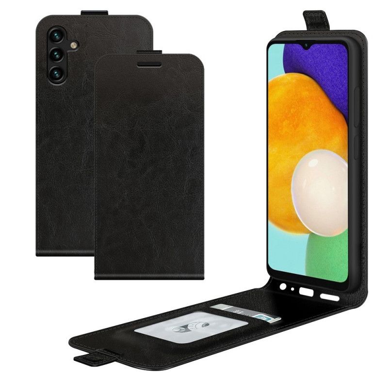 Flip Cover Samsung Galaxy A13 5G Læder Cover Lædereffekt Lodret Klap