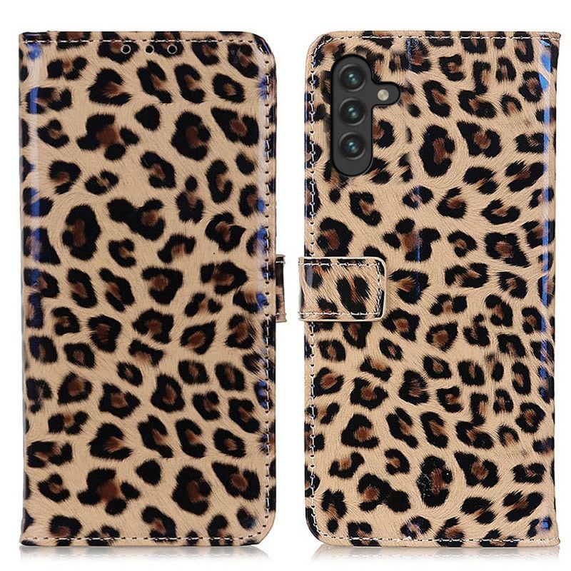 Flip Cover Samsung Galaxy A13 5G Leopard