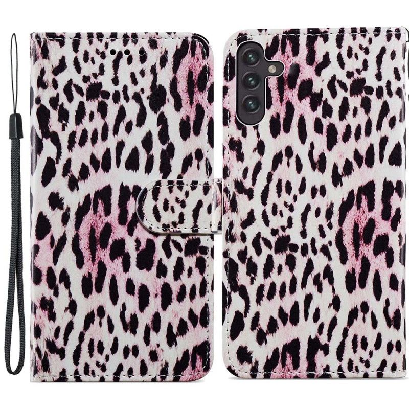 Flip Cover Samsung Galaxy A13 5G Leopardprint