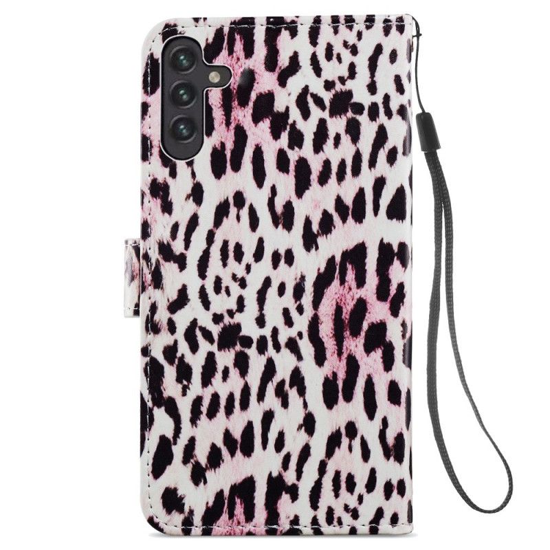 Flip Cover Samsung Galaxy A13 5G Leopardprint