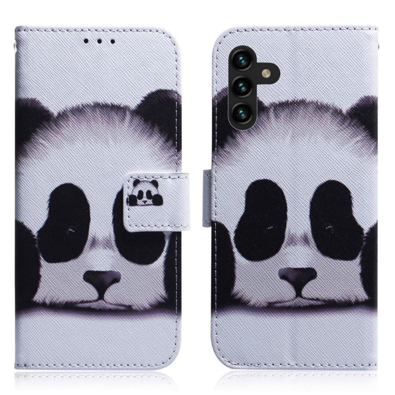 Flip Cover Samsung Galaxy A13 5G Panda Ansigt