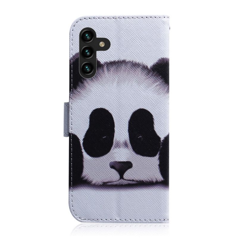 Flip Cover Samsung Galaxy A13 5G Panda Ansigt