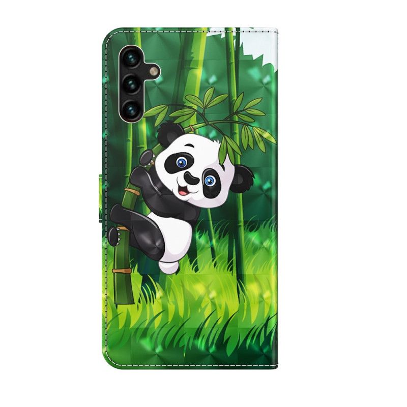 Flip Cover Samsung Galaxy A13 5G Panda Og Bambus