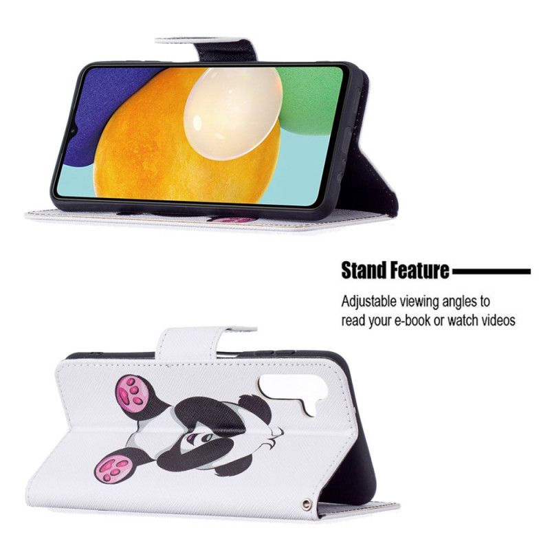 Flip Cover Samsung Galaxy A13 5G Panda Sjov