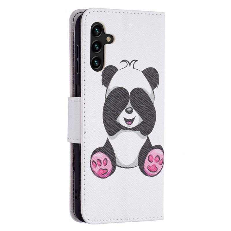 Flip Cover Samsung Galaxy A13 5G Panda Sjov