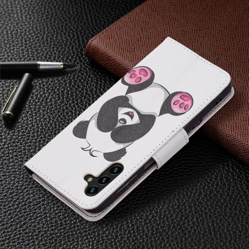 Flip Cover Samsung Galaxy A13 5G Panda Sjov