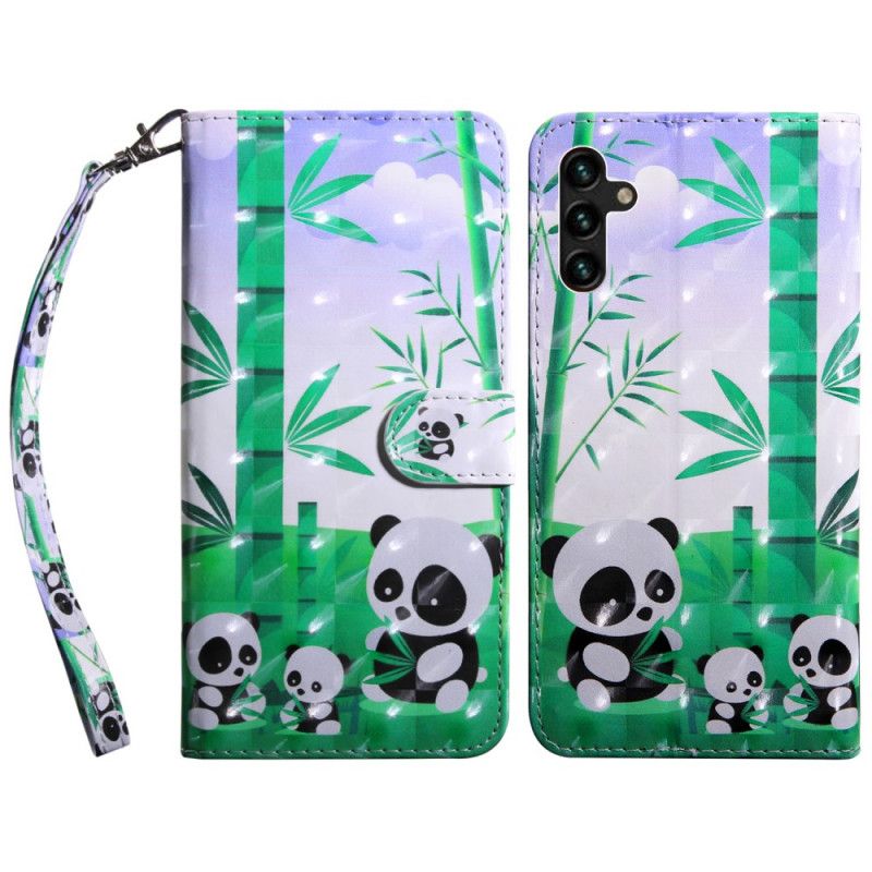 Flip Cover Samsung Galaxy A13 5G Pandafamilien