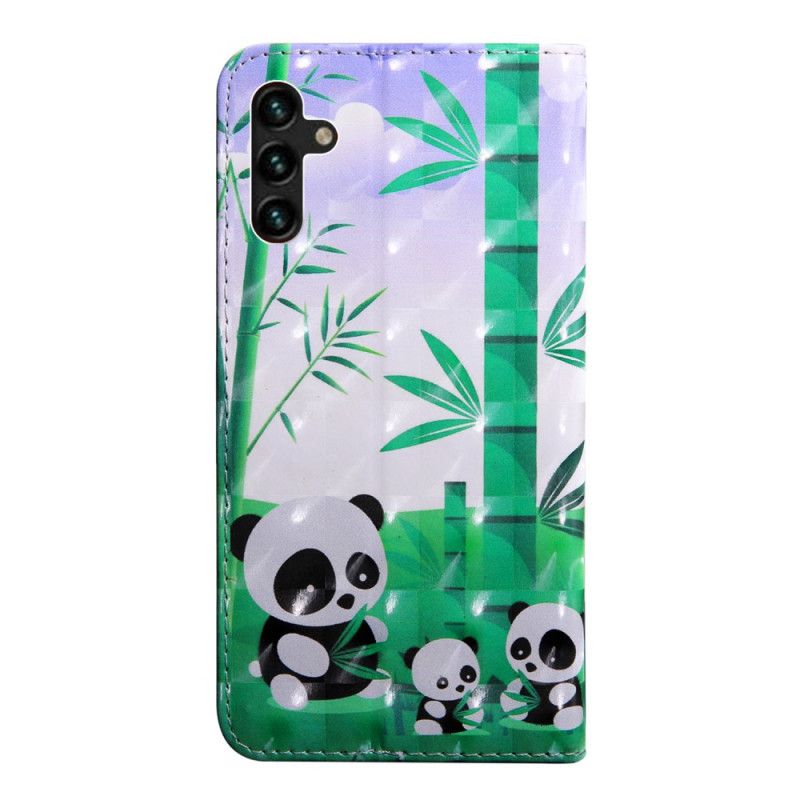 Flip Cover Samsung Galaxy A13 5G Pandafamilien