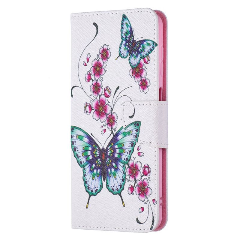 Flip Cover Samsung Galaxy A13 5G Sommerfuglekonger