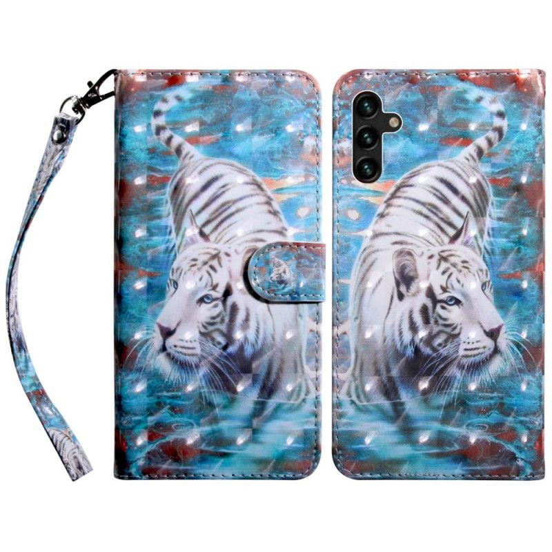 Flip Cover Samsung Galaxy A13 5G Tiger I Vand