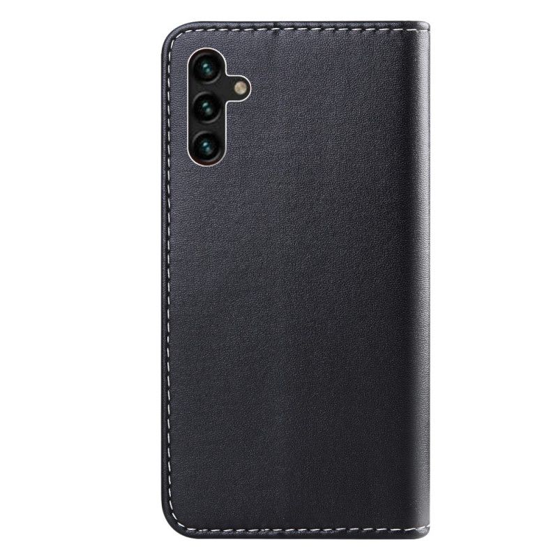 Flip Cover Samsung Galaxy A13 5G Trefarvet Lædereffekt