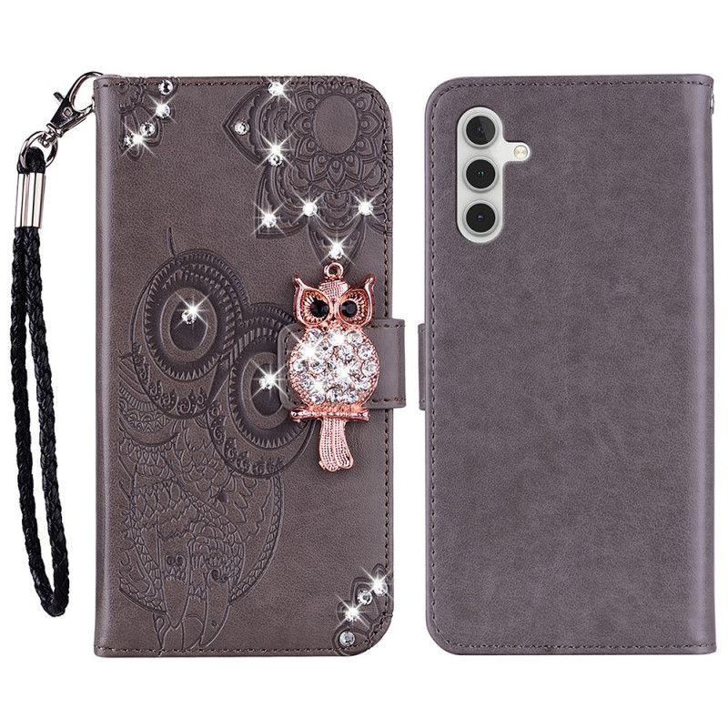 Flip Cover Samsung Galaxy A13 5G Ugle Mandala Og Charm