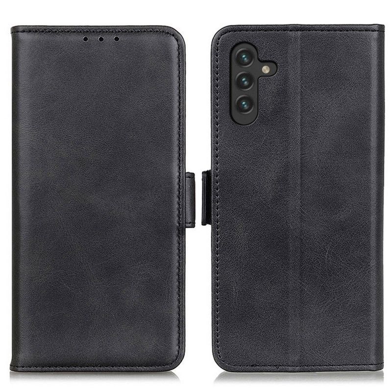 Læder Cover Samsung Galaxy A13 5G Flip Cover Dobbeltklap