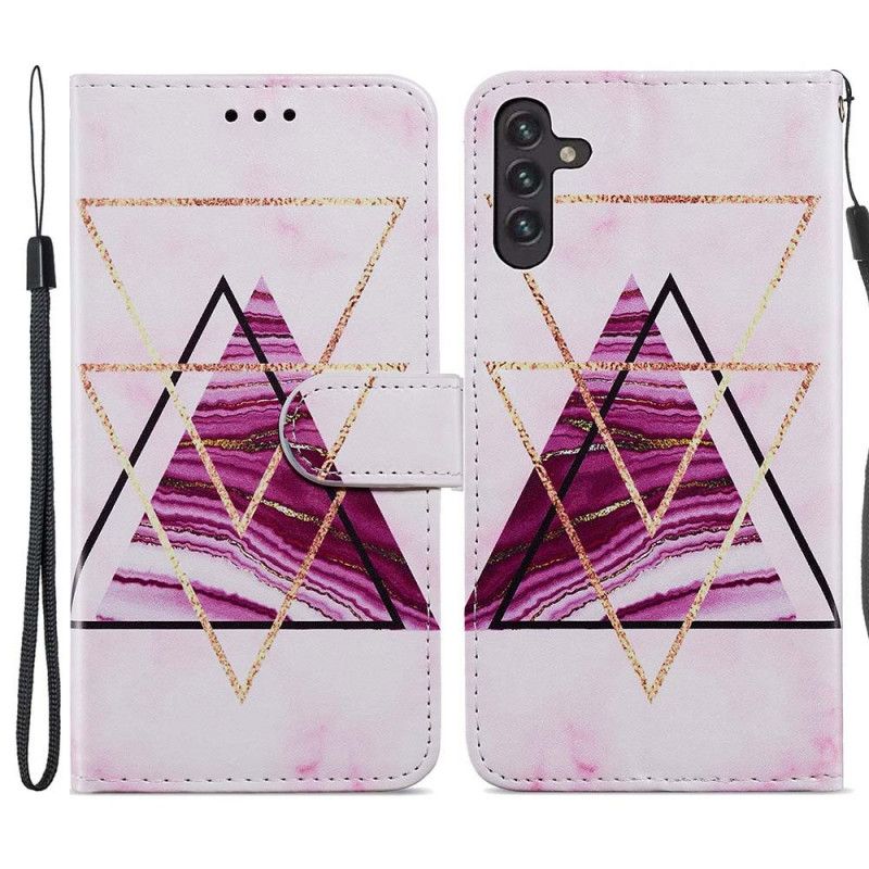 Læder Cover Samsung Galaxy A13 5G Intens Marmor