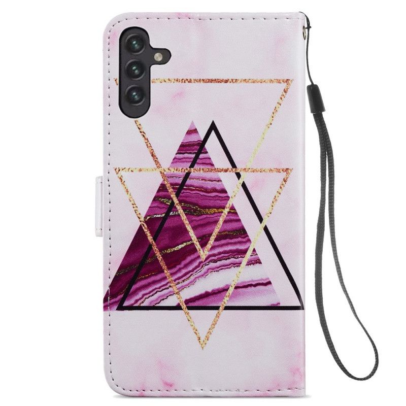 Læder Cover Samsung Galaxy A13 5G Intens Marmor