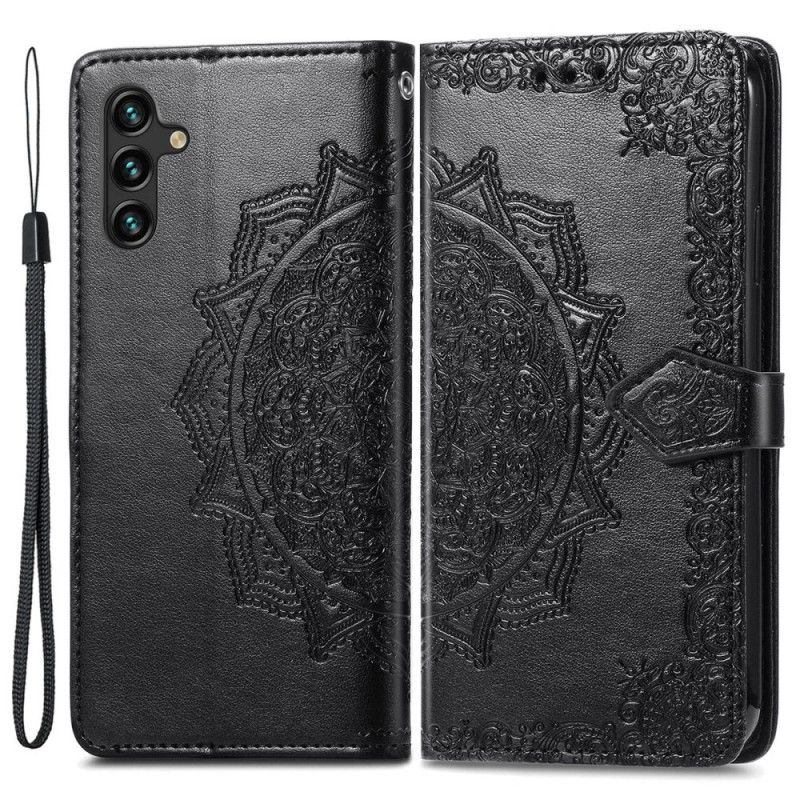 Læder Cover Samsung Galaxy A13 5G Middelaldermandala