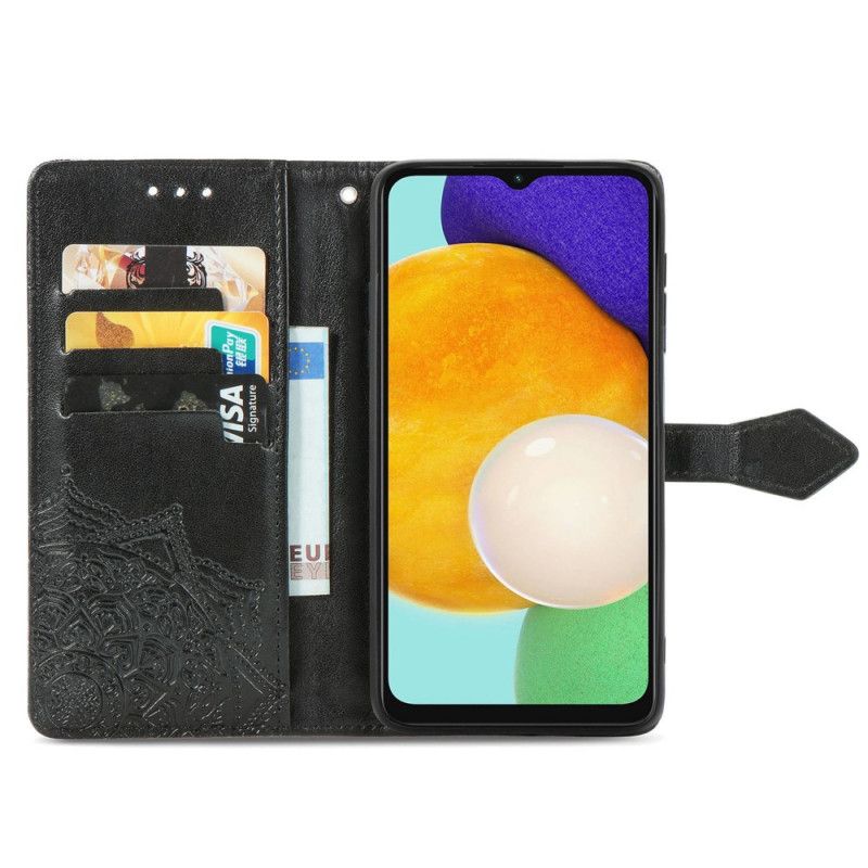 Læder Cover Samsung Galaxy A13 5G Middelaldermandala