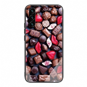 Mobilcover Samsung Galaxy A13 5G Chokoladehærdet Glas