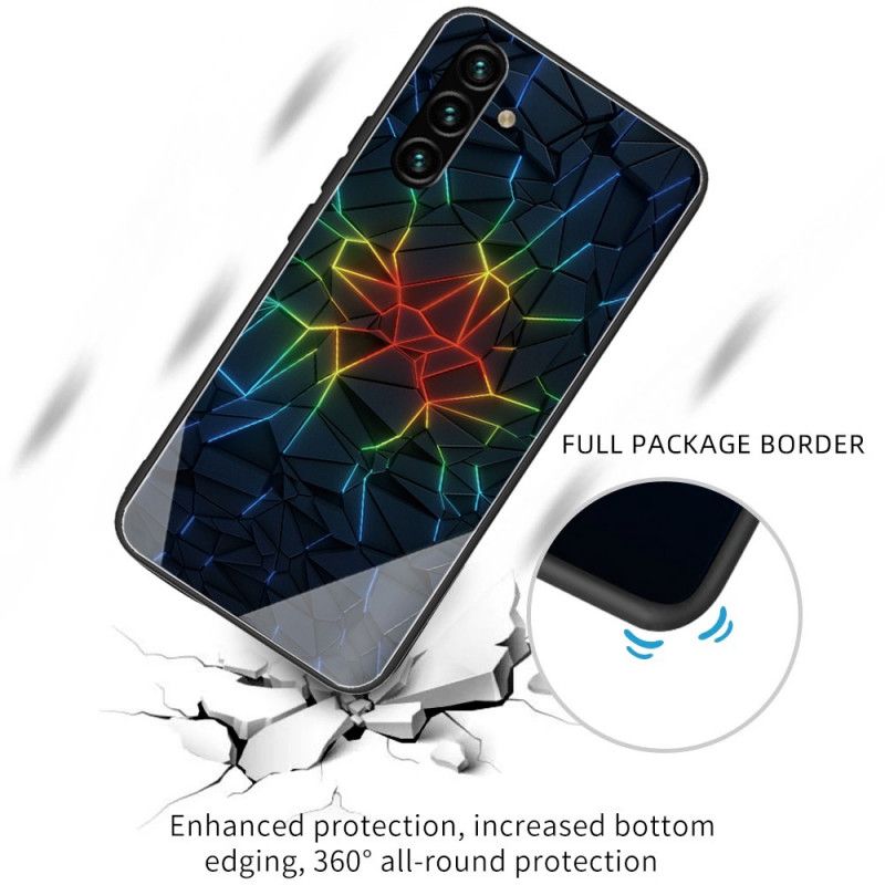 Mobilcover Samsung Galaxy A13 5G Hærdet Glasgeometri