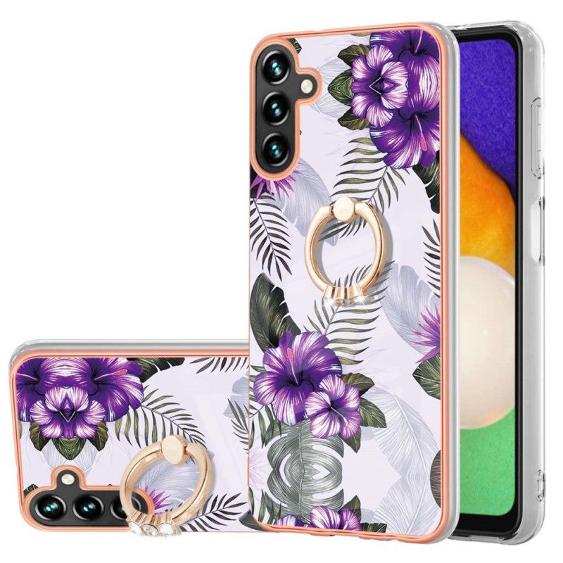 Mobilcover Samsung Galaxy A13 5G Ringstøtteblomster