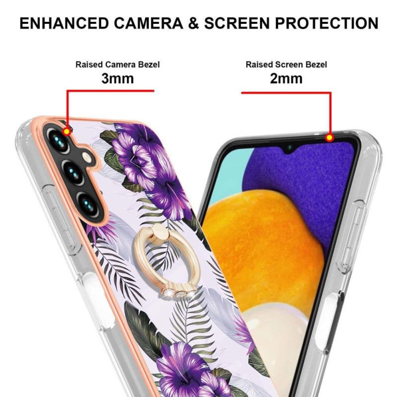 Mobilcover Samsung Galaxy A13 5G Ringstøtteblomster