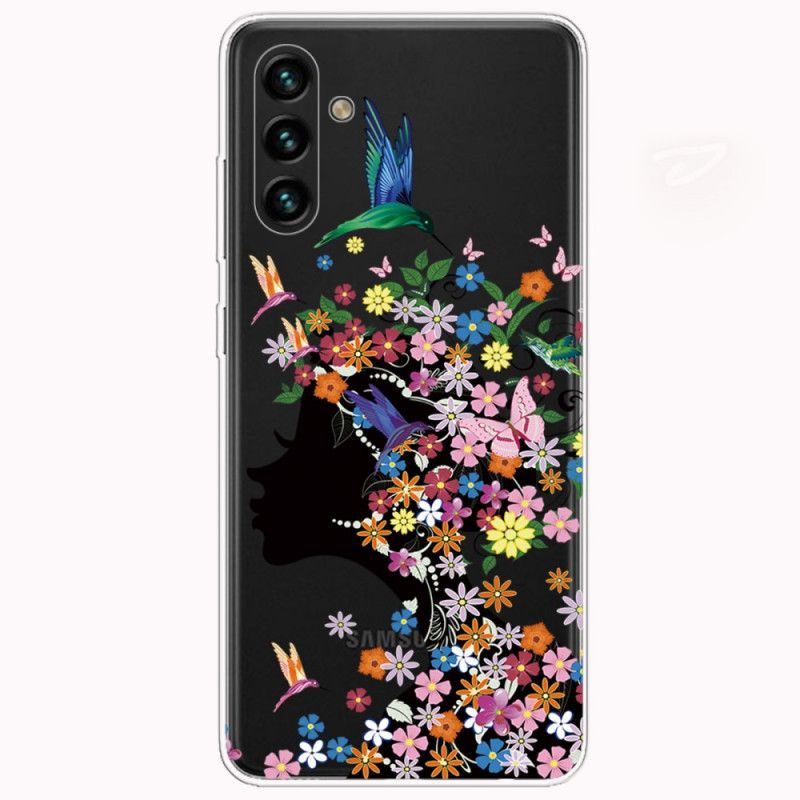 Mobilcover Samsung Galaxy A13 5G Smukt Blomsterhoved