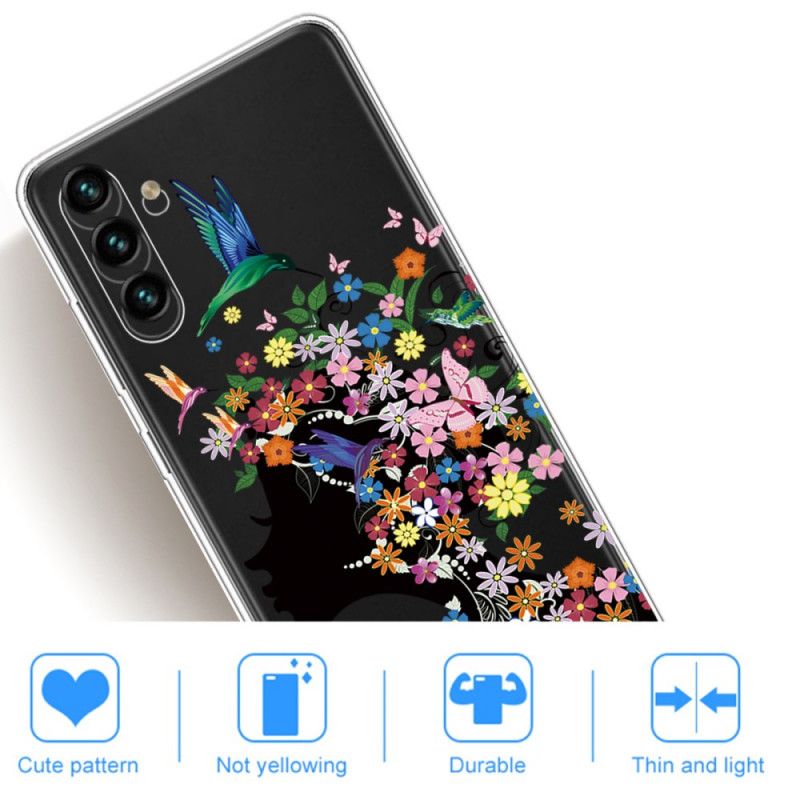 Mobilcover Samsung Galaxy A13 5G Smukt Blomsterhoved