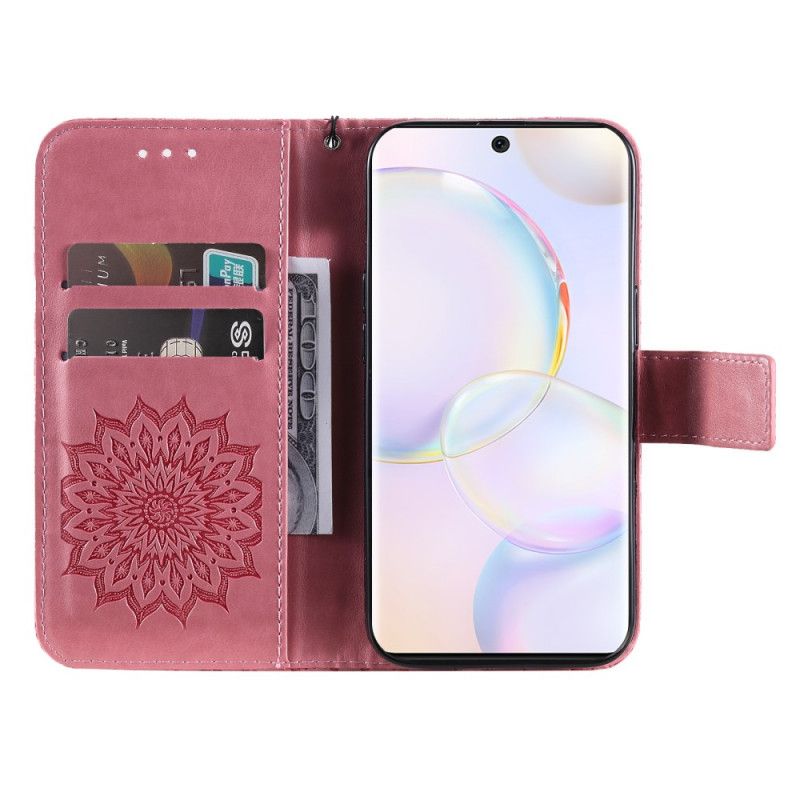 Flip Cover Huawei Nova 9 / Honor 50 Solblomst