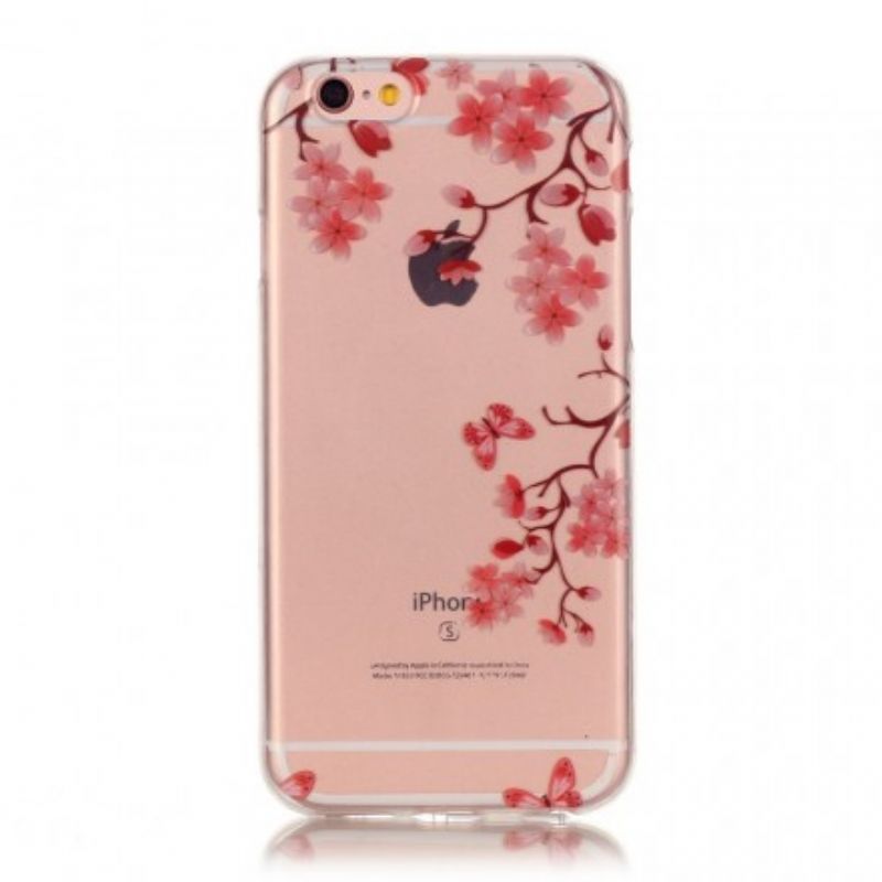 Cover iPhone 6 / 6S Gennemsigtigt Blomstrende Træ