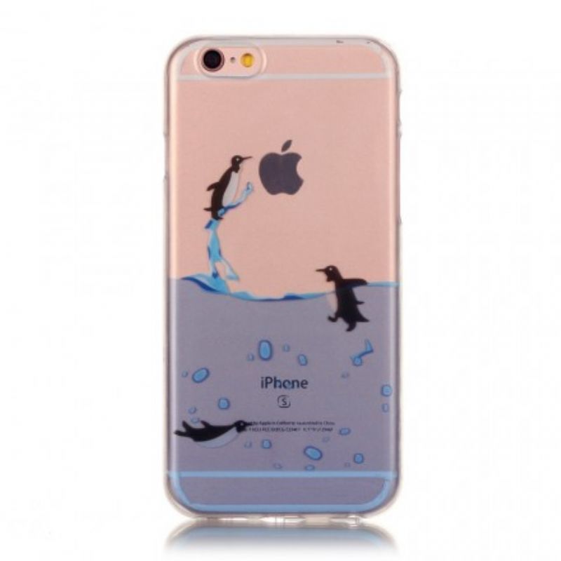 Cover iPhone 6 / 6S Sømløst Pingvinspil