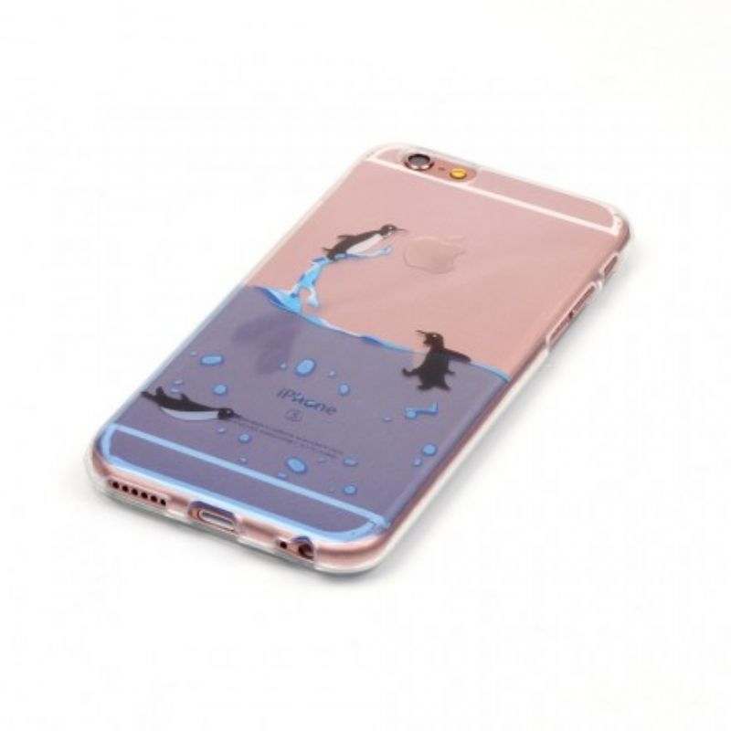 Cover iPhone 6 / 6S Sømløst Pingvinspil