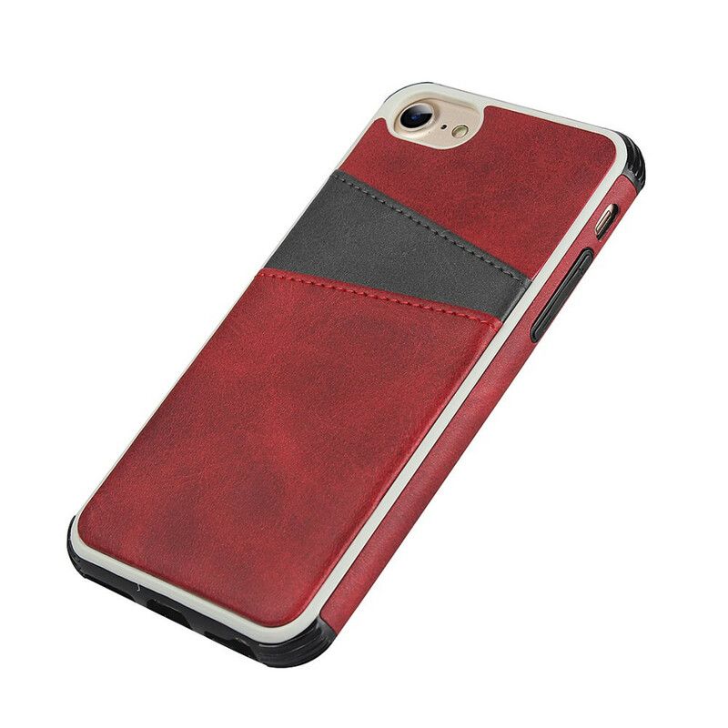 Cover iPhone 6 / 6S Tofarvet Dobbelt Kortholder