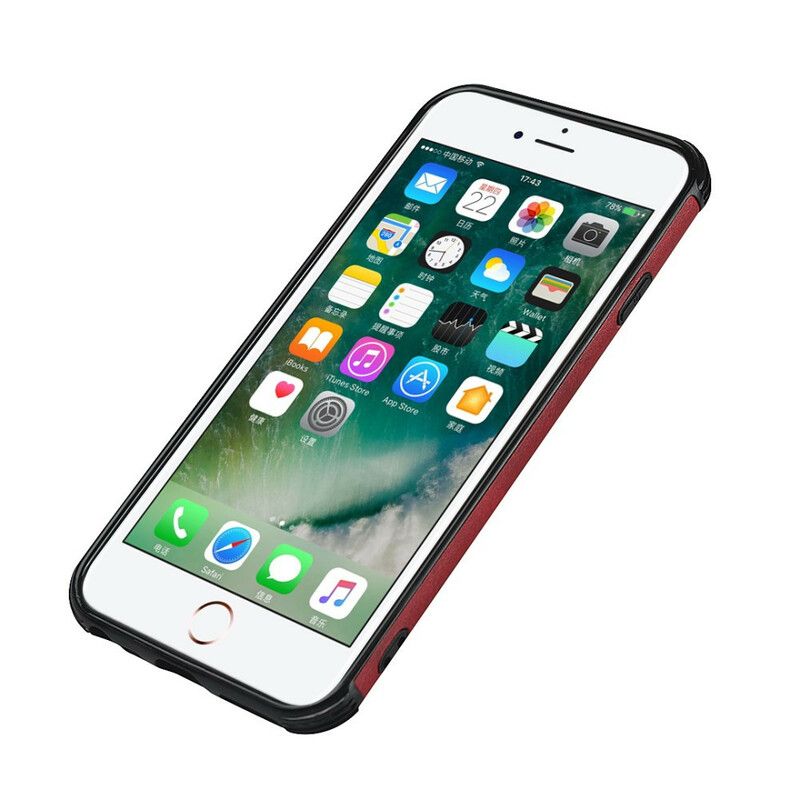 Cover iPhone 6 / 6S Tofarvet Dobbelt Kortholder