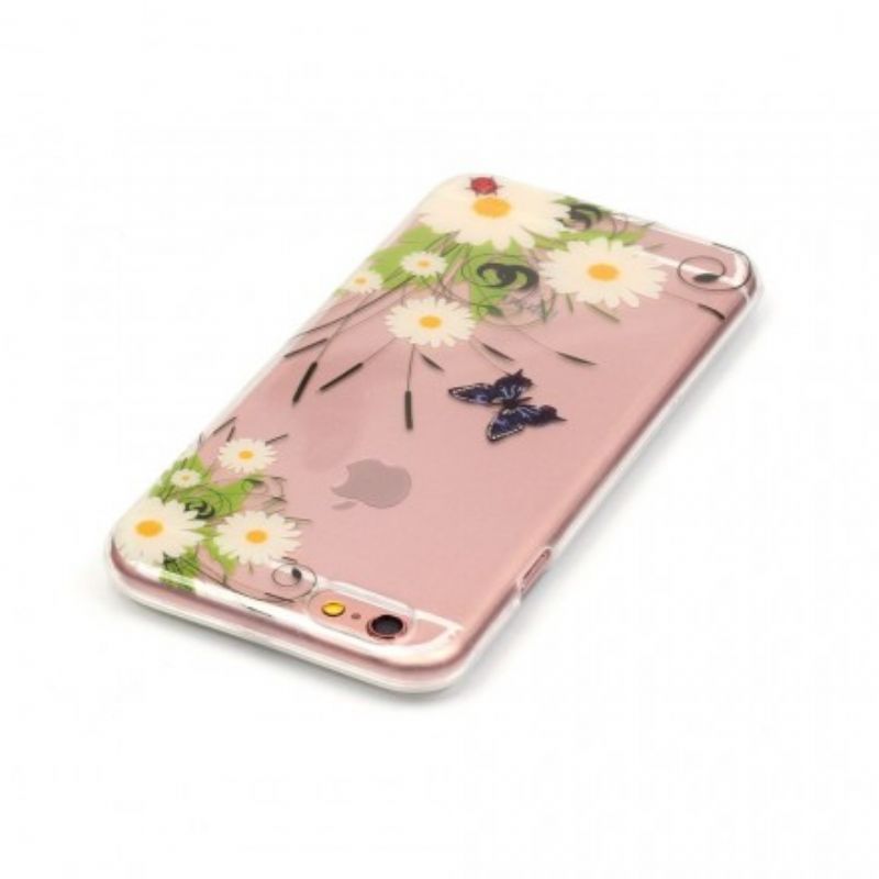 Cover iPhone 6 / 6S Transparente Smukke Tusindfryd