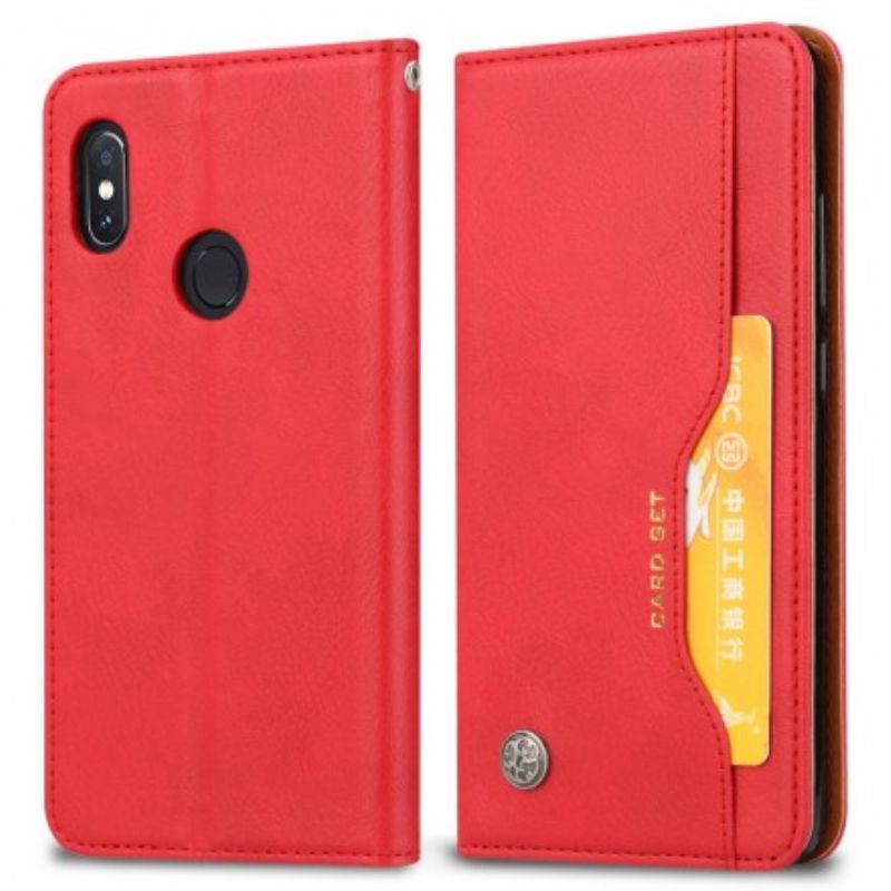 Cover Huawei P Smart Plus Flip Cover Faux Læder Kortholder