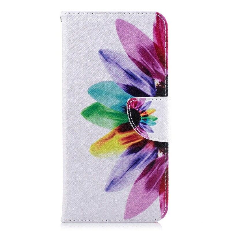 Flip Cover Huawei P Smart Plus Akvarelblomst