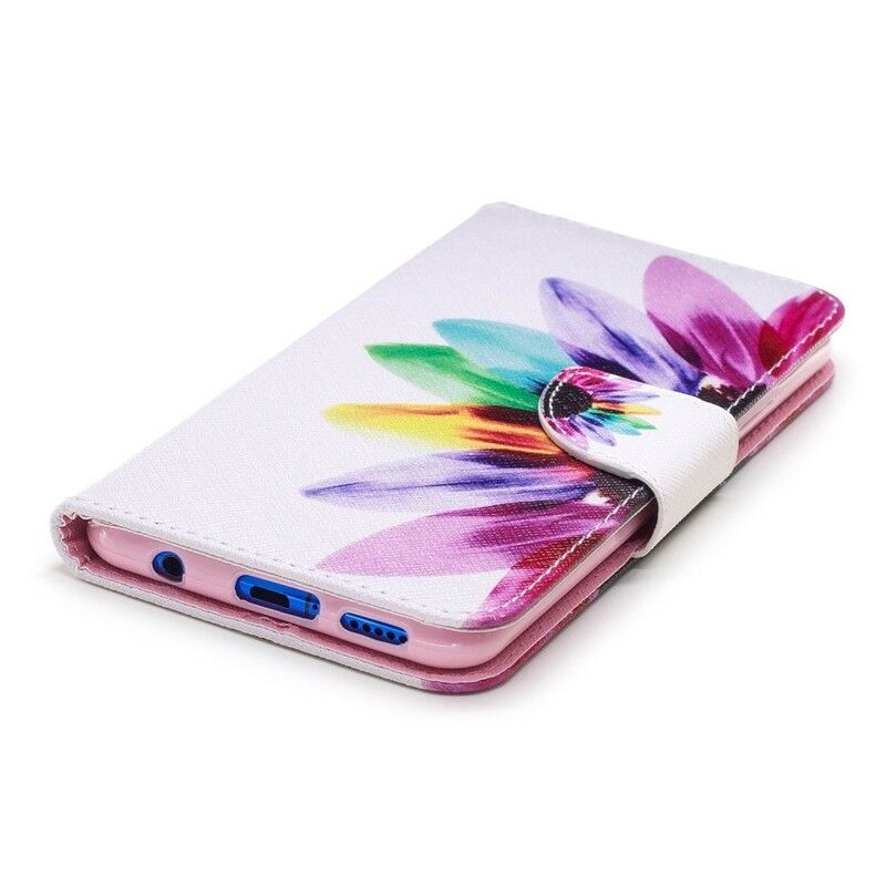 Flip Cover Huawei P Smart Plus Akvarelblomst