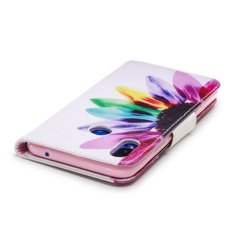 Flip Cover Huawei P Smart Plus Akvarelblomst