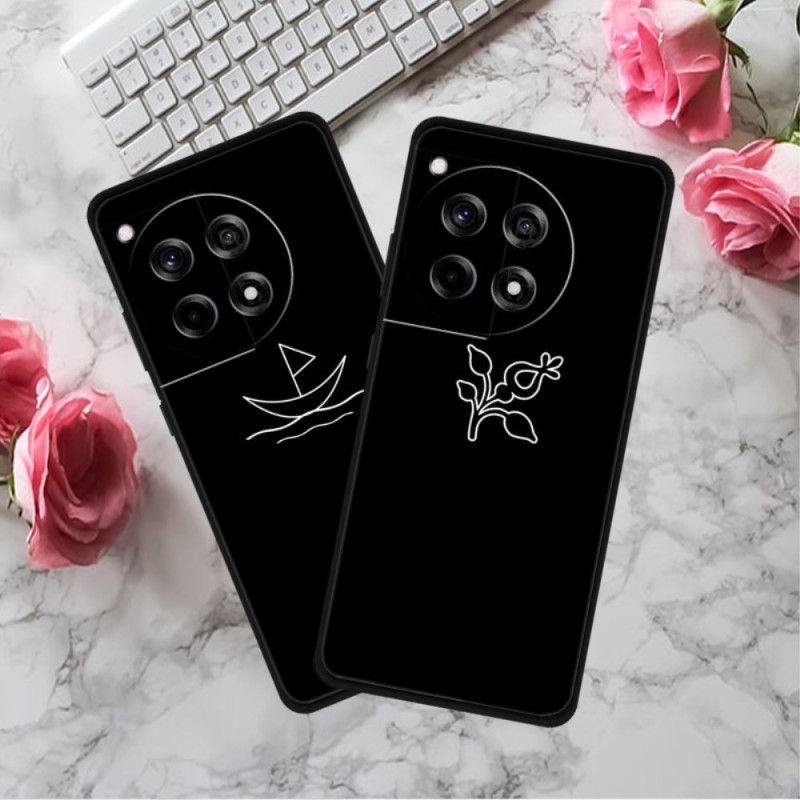 Cover Til Oneplus 12r Blomster