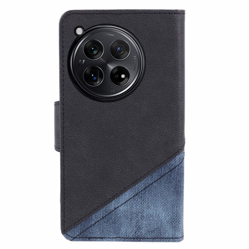 Flip Cover Oneplus 12r Bi-tekstur