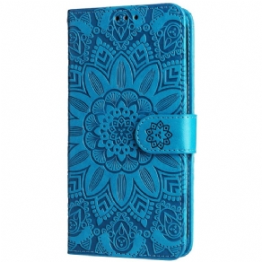 Flip Cover Oneplus 12r Pragtfuld Mandala Med Rem