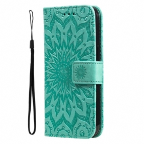 Flip Cover Honor Magic 5 Lite Mandala Sun Med Snor