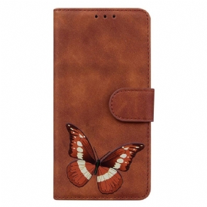 Flip Cover Honor Magic 5 Lite Sommerfugle Design