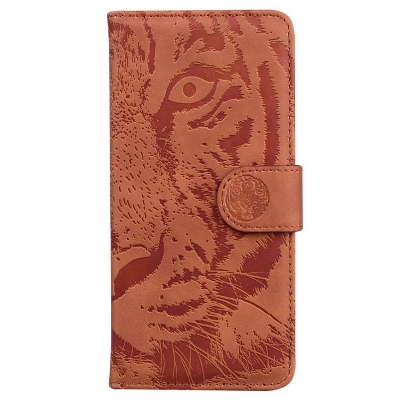 Flip Cover Honor Magic 5 Lite Tiger Fodaftryk